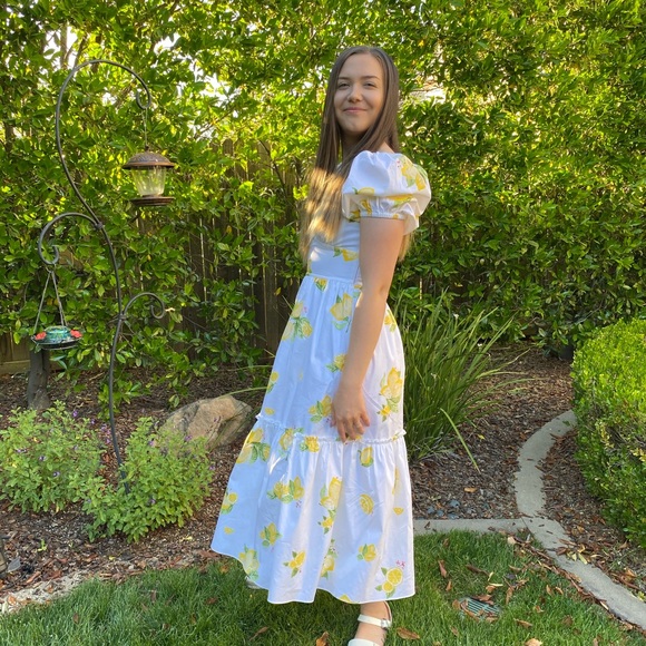 Rachel Parcell lemon print dress. - Picture 7 of 7